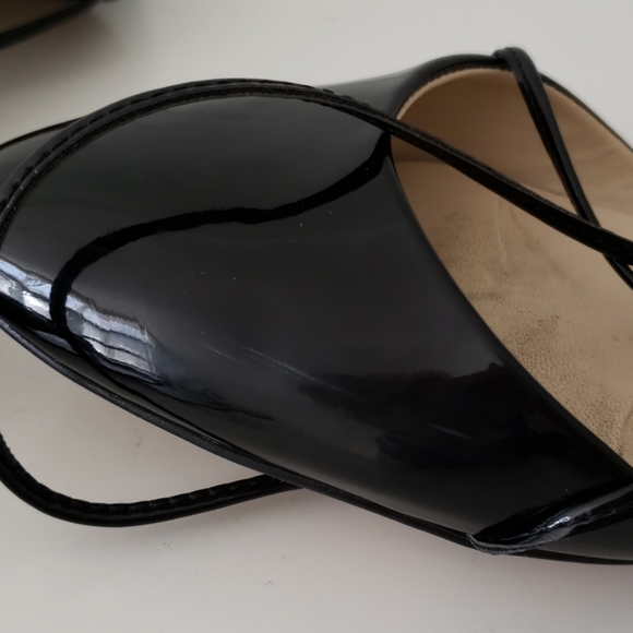 Zara patent tie up flats - Picture 4 of 7